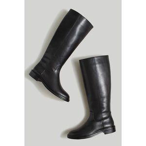 Madewell The Drumgold Boot Black Leather Size 8.5